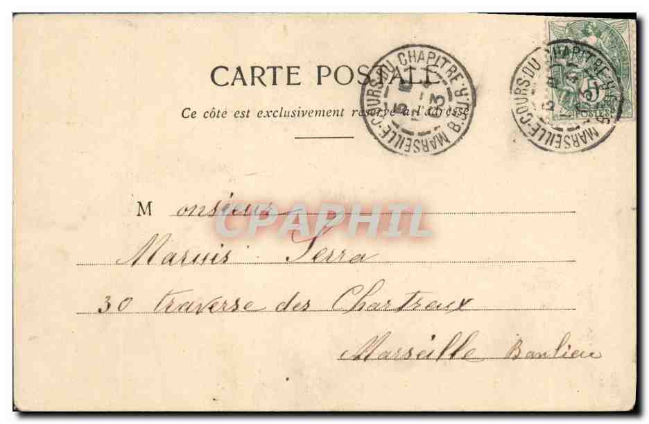 CPA Fantaisie Les geneurs en wagon  — Rückseite