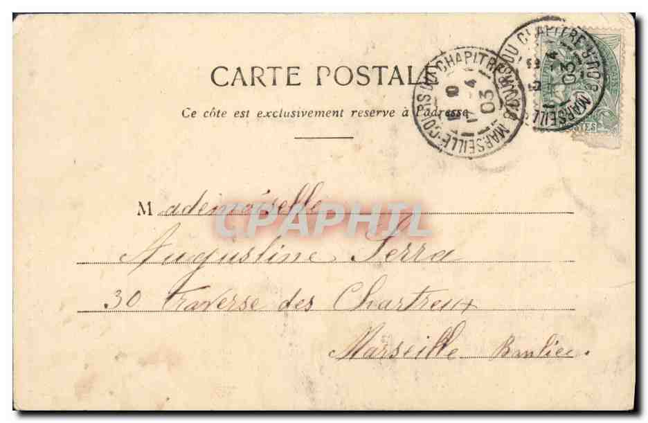 CPA Fantaisie Les geneurs en wagon  — Rückseite