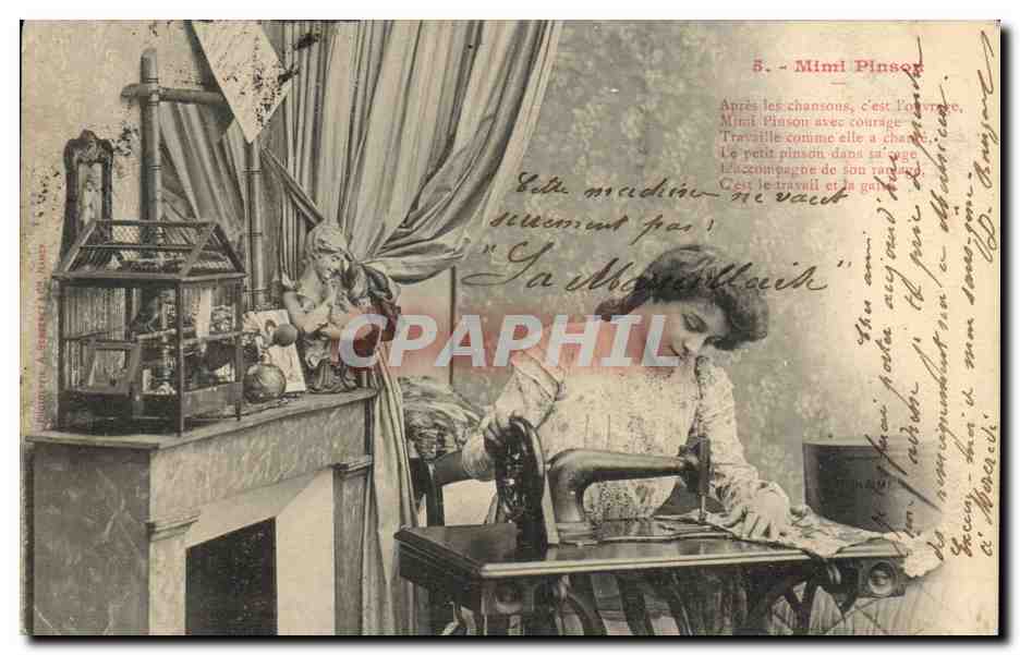 Mimi Pinson — La Macchina da Cucire — Editore: A. Gauthier, n°5