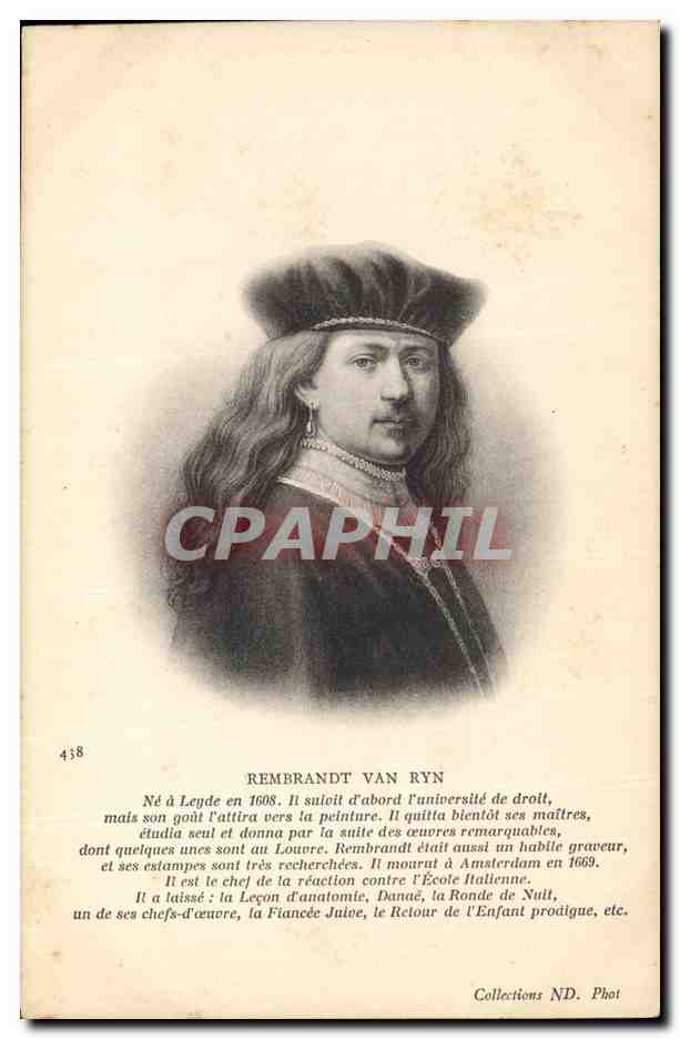 CPA Rembrandt Van Ryn