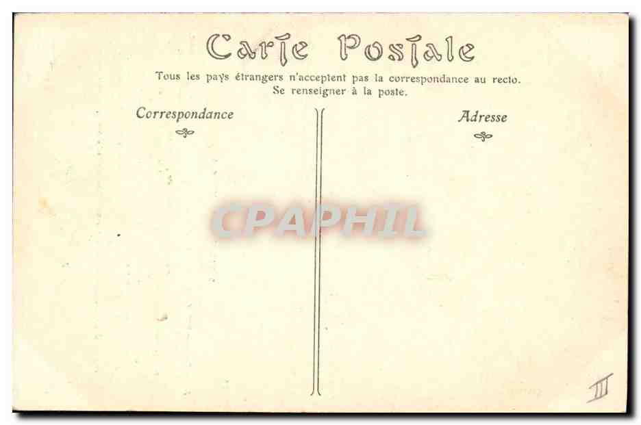 CPA Marquise de Sevigne — Verso
