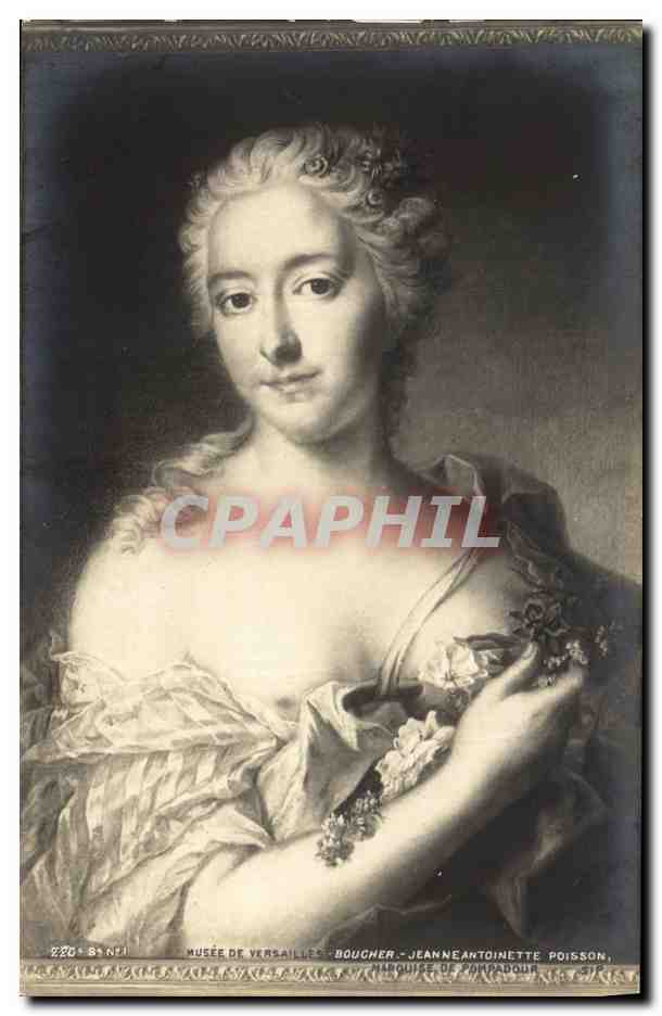 CPA Musee de Versailles Boucher Jeanne Antoinette Poisson