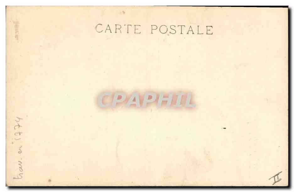 CPA Chantilly Musee Conde La prince de Conti  — Rückseite