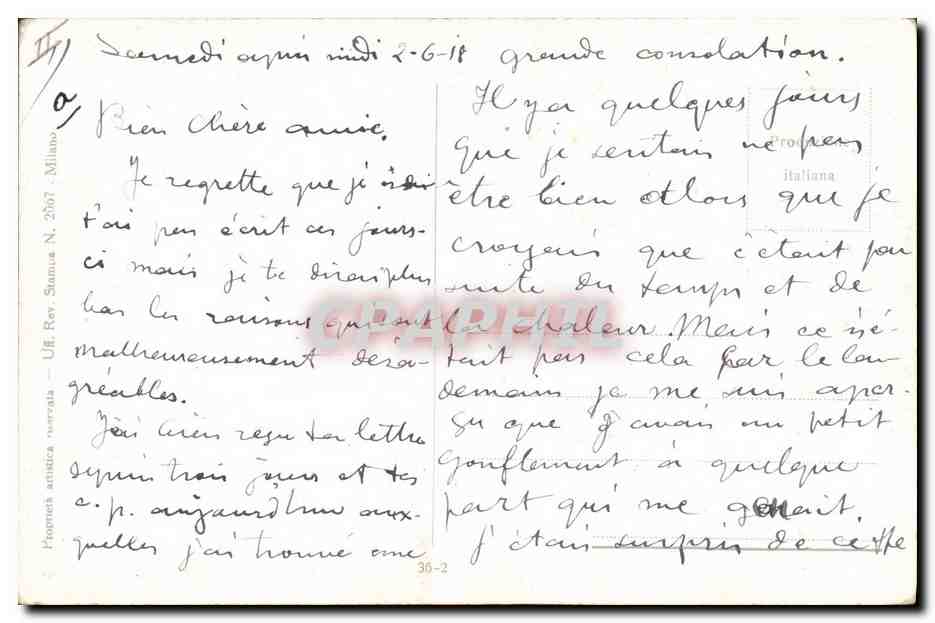 CPA Chien Chiens Chiot Femme — Rückseite