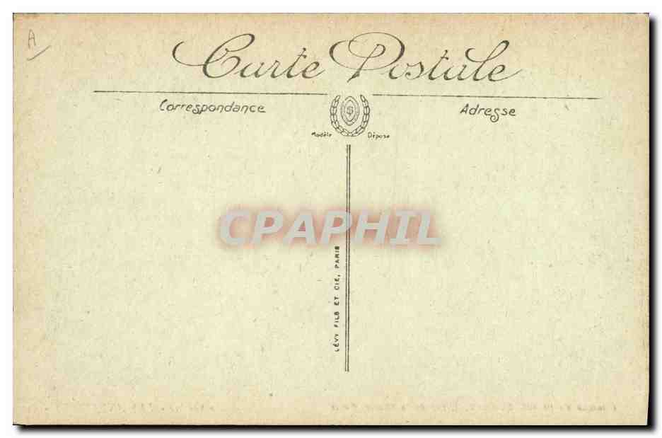 Chambre « LES ANÉMONES » — Clinique du Dr CH. BONNET, 7 rue de la Chaise, Paris — Rückseite