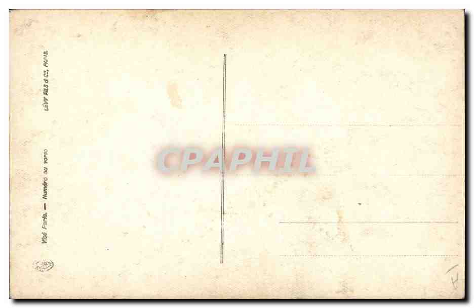 Infirmière — Maison de Santé du Dr Ch. Bonnet — Mlle Marie Henry, Paris — Rückseite