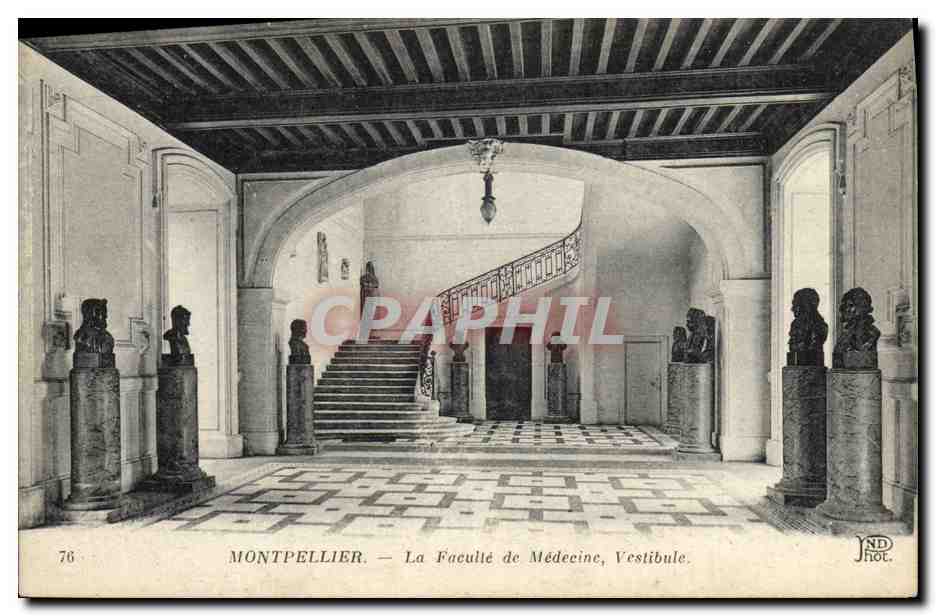 CPA Montpellier La faculte de medecine Vestibule 