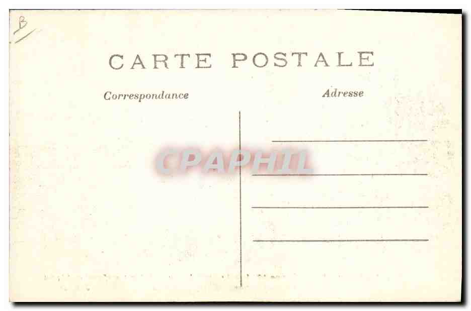 Le Lycée Jausson de Sailly transformé en hôpital — La Guerre Européenne 1914 — J.M.T. — Rückseite