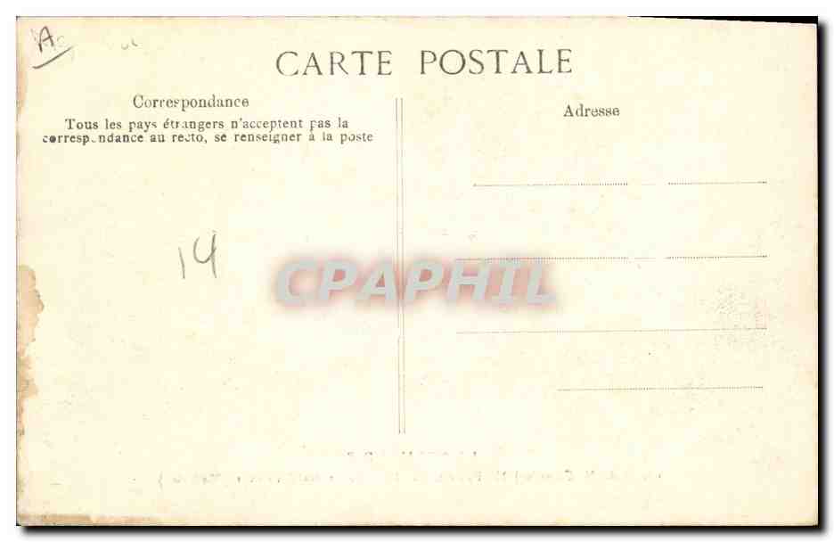 Caen (Calvados) - Hôpital Civil - Salles des Militaires (Médecine) — Rückseite