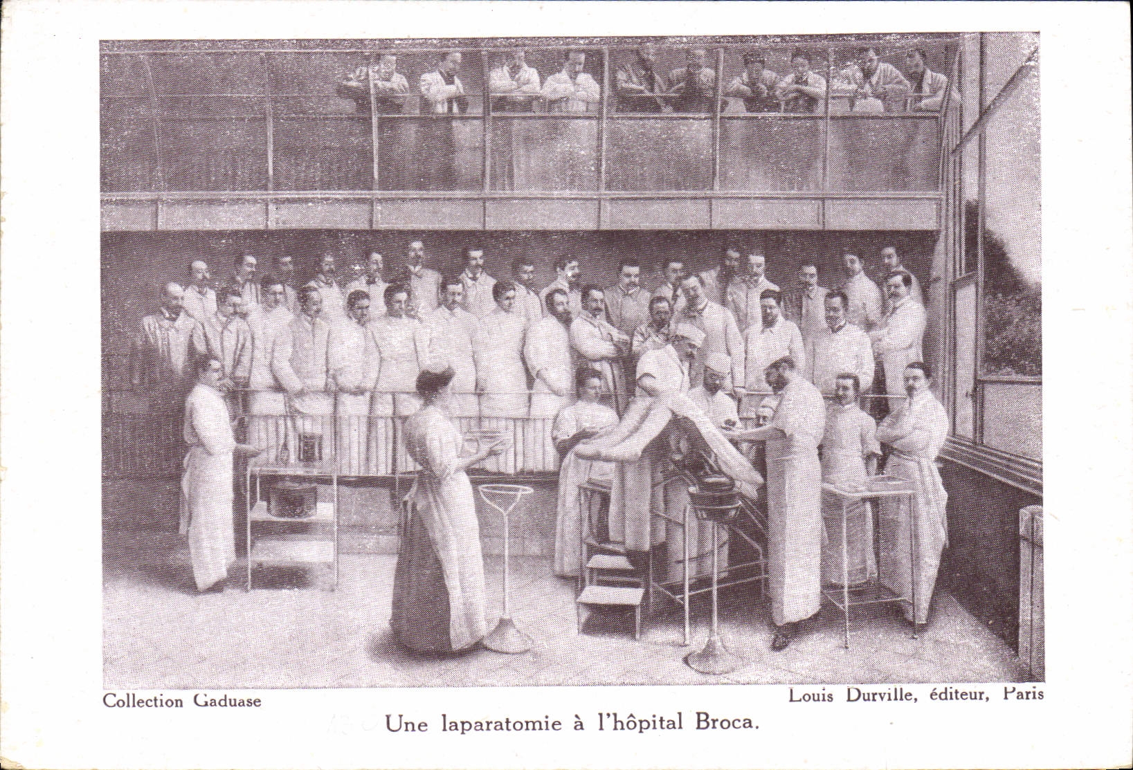 Une laparatomie à l'hôpital Broca — Louis Durville, éditeur, Paris