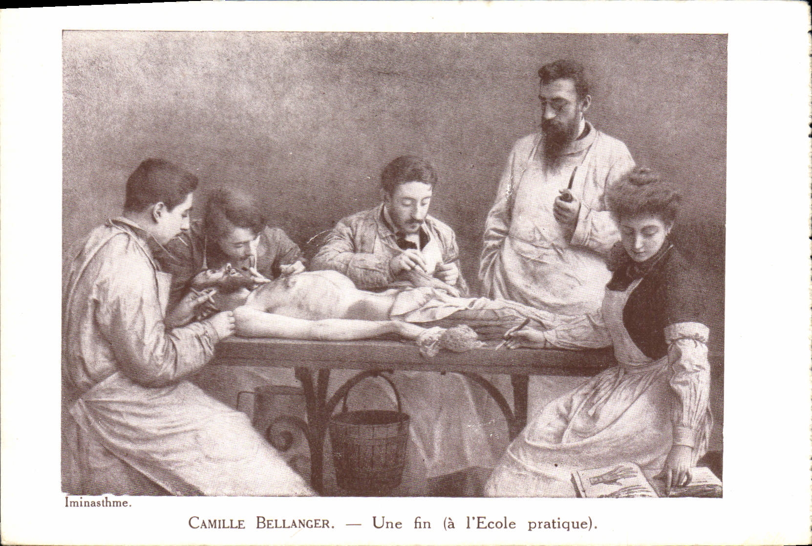 Séance d'anatomie — Camille Bellanger — Une fin (à l'École pratique)
