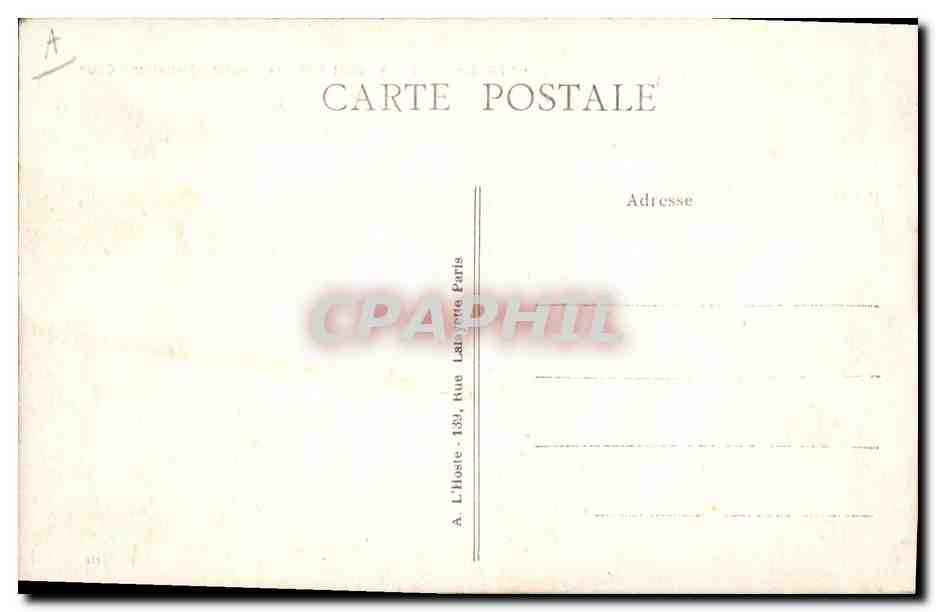 Strasbourg — Hôpital Militaire Gaujot — Deuxième Cour — Verso
