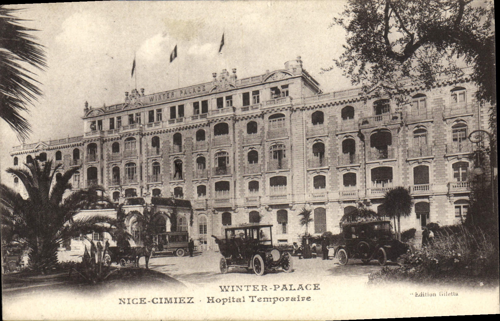 Winter Palace — Hôpital Temporaire à Nice-Cimiez — Édition Giletta