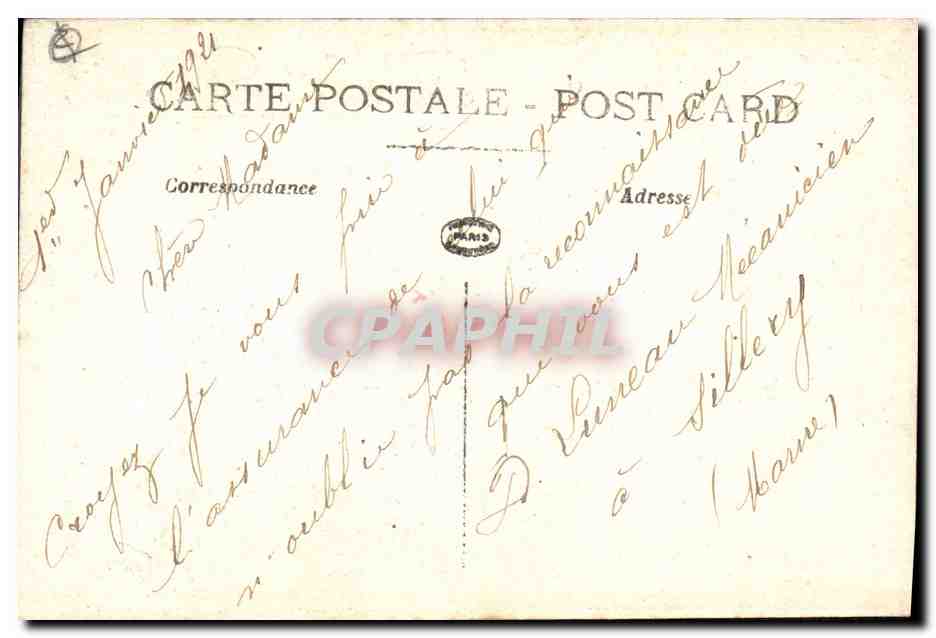 CPA Fantaisie Sabot  — Rückseite