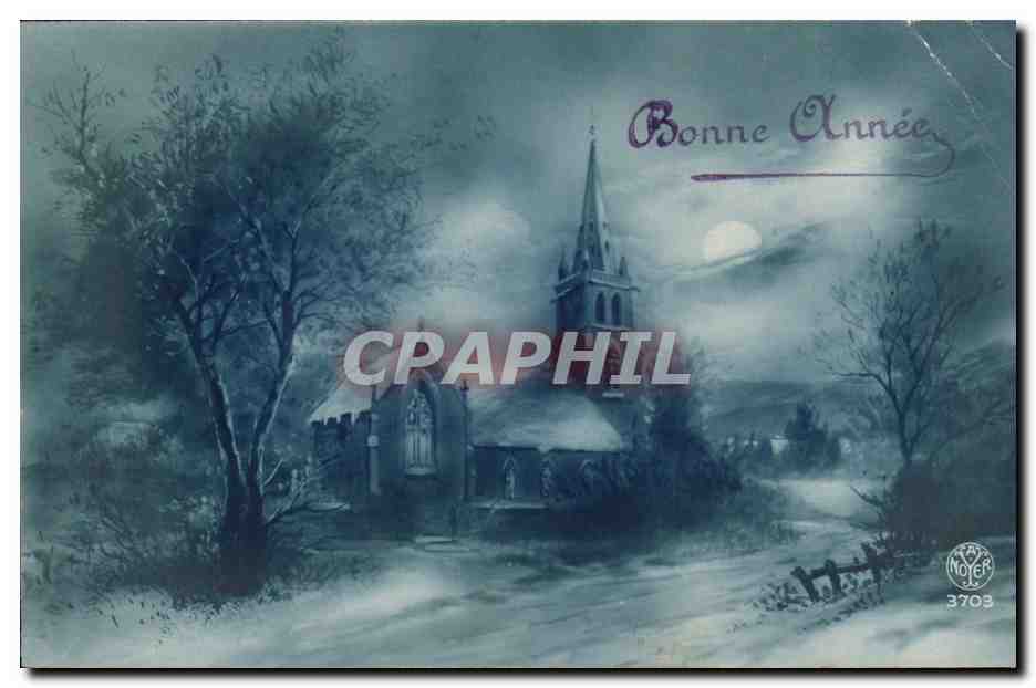 CPA Fantaisie Bonne annee 