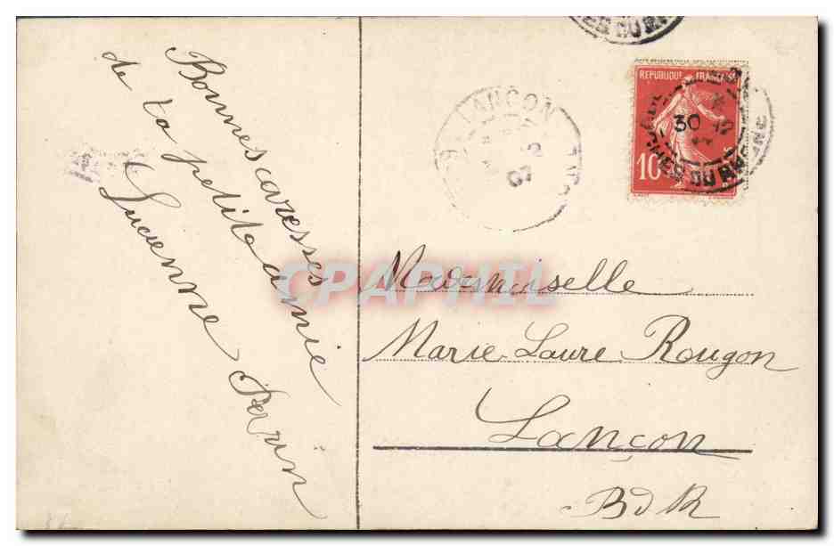 CPA Fantaisie Enfant Lune  — Verso