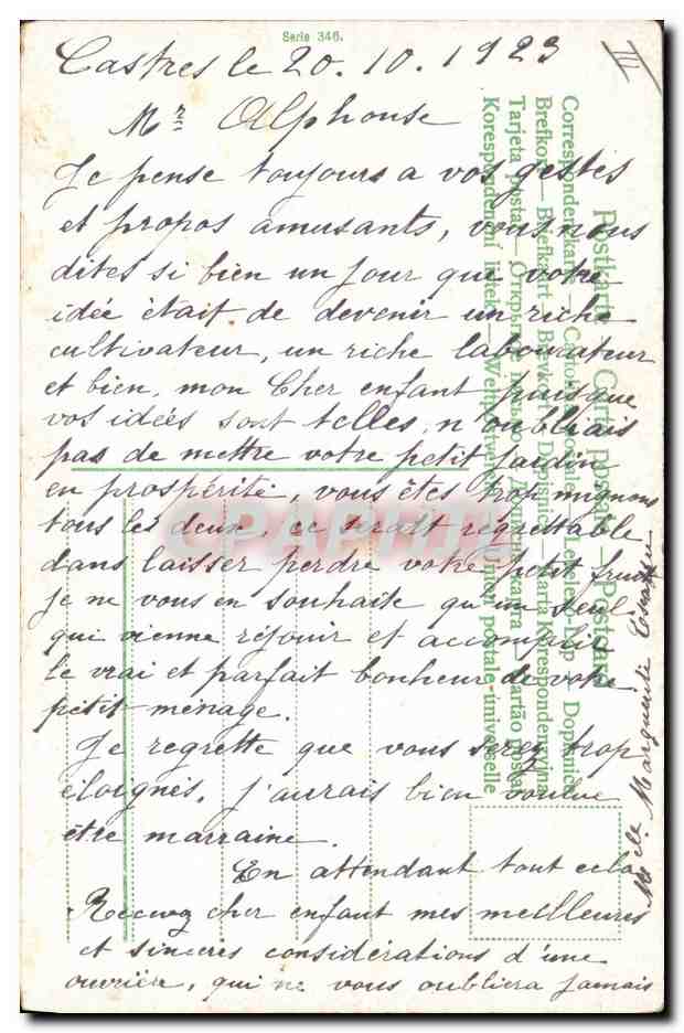 CPA Fantaisie Enfant Bebe  — Rückseite