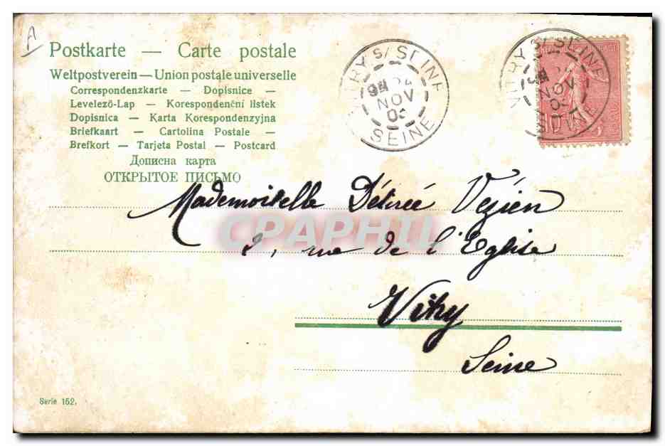 CPA Fantaisie Enfant Bebe  — Rückseite