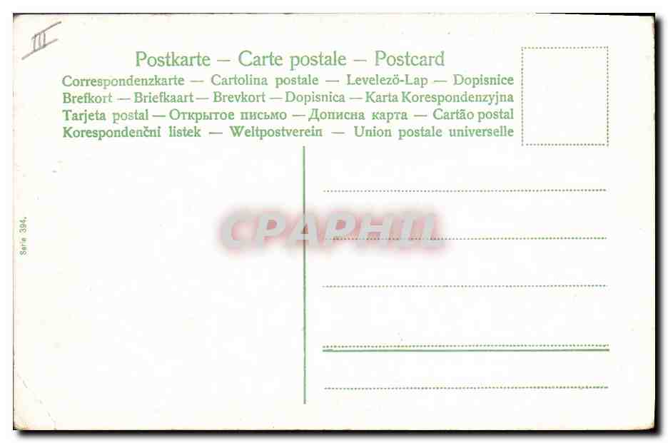 CPA Fantaisie Enfant Bebe  — Rückseite