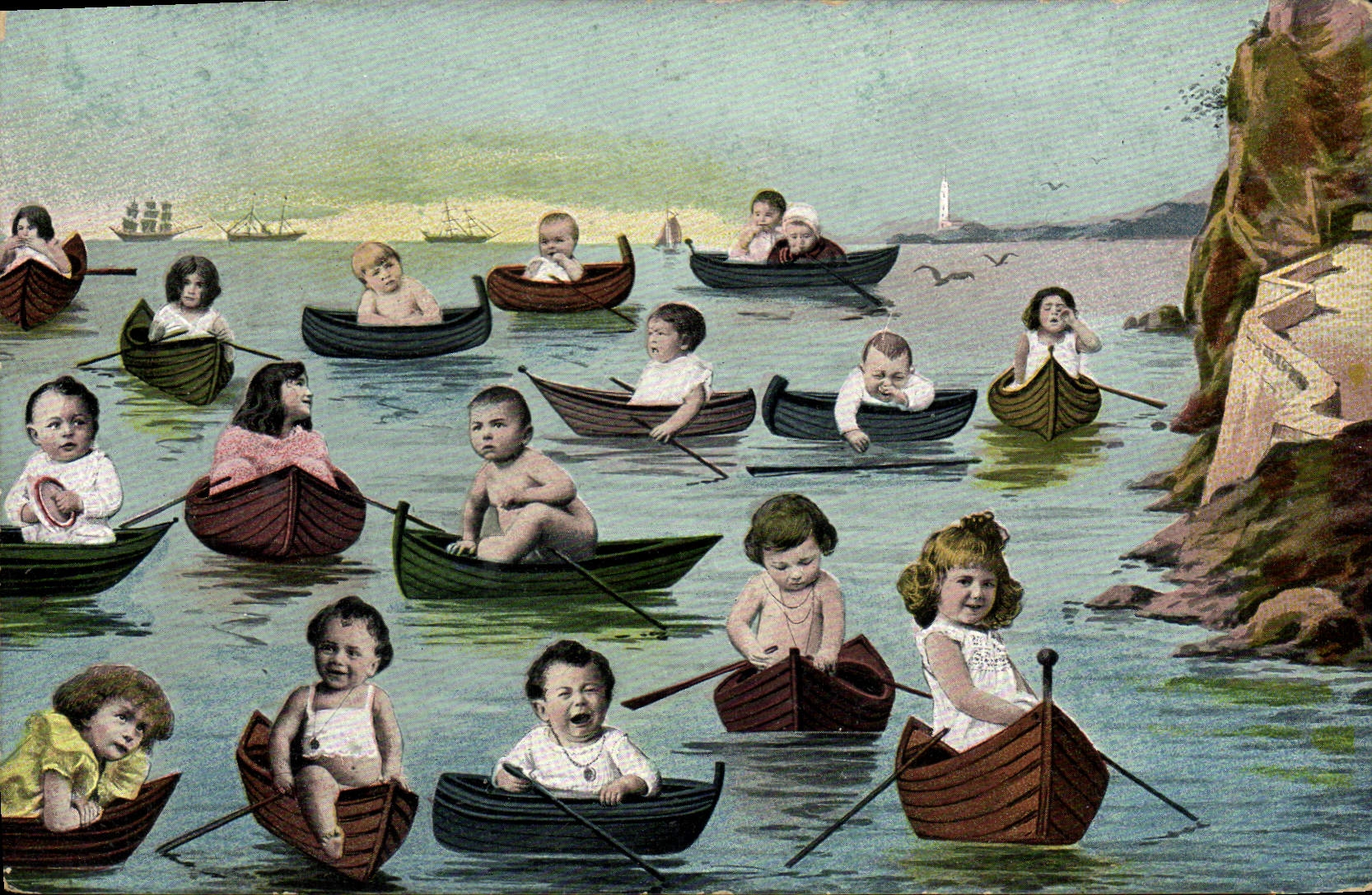 CPA Fantaisie Enfant Bebe 
