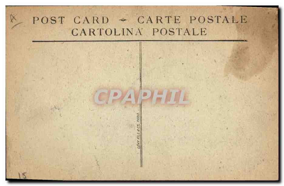 CPA Folklore Alsace Vieille femme a Engwiller — Verso
