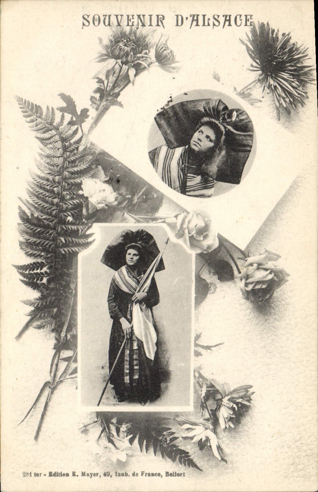CPA Folklore Alsace 