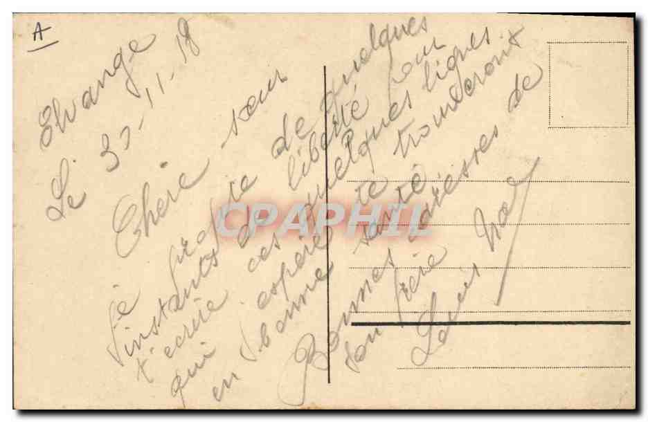 CPA Folklore Alsace Costumes Lorrains  — Verso