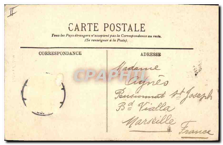 CPA Folklore Alsace Enfants  — Verso