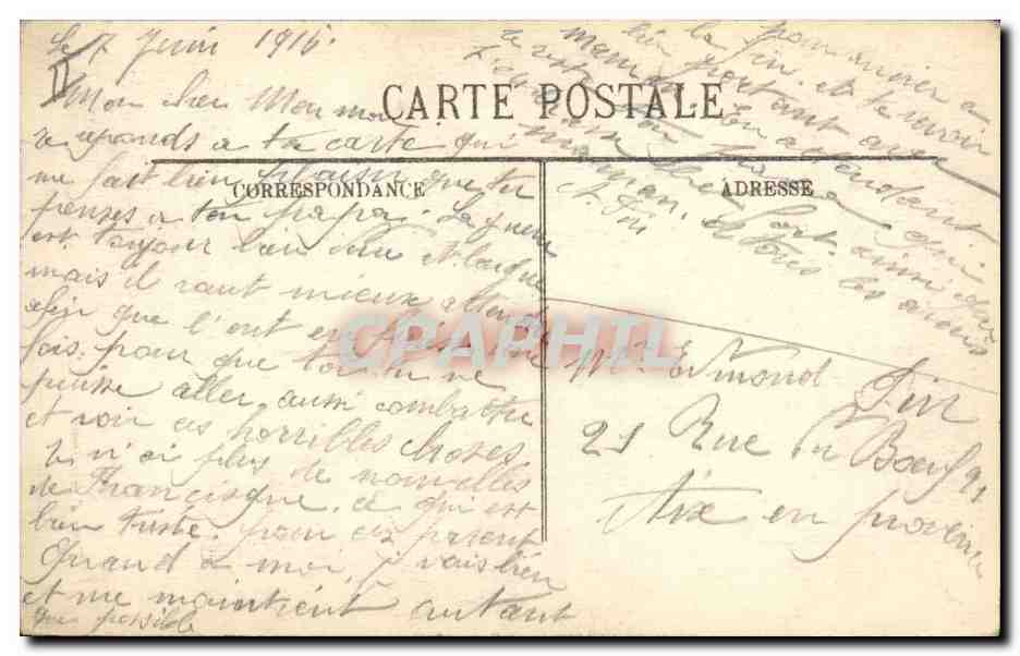 CPA Folklore Alsace Alsacienne Enfants — Verso