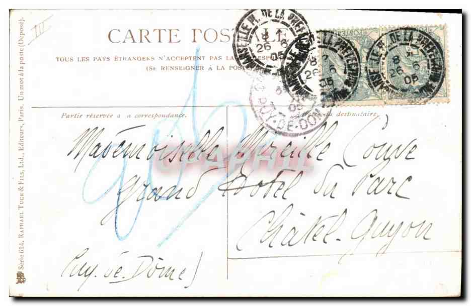 CPA Fantaisie Illustrateur Fin de la journee — Rückseite