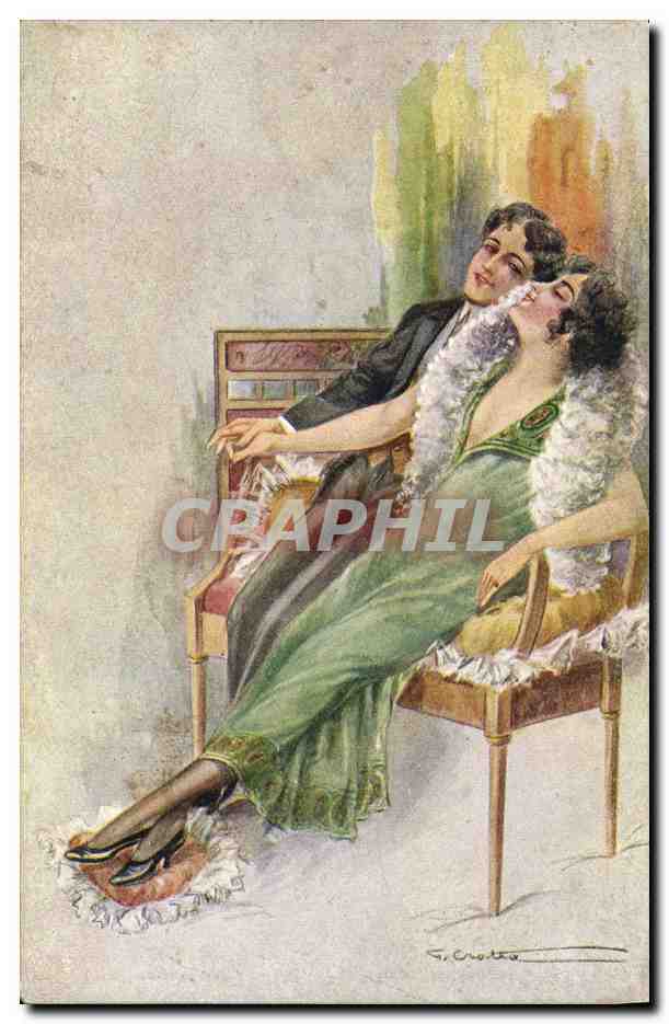 CPA Fantaisie Illustrateur Femme