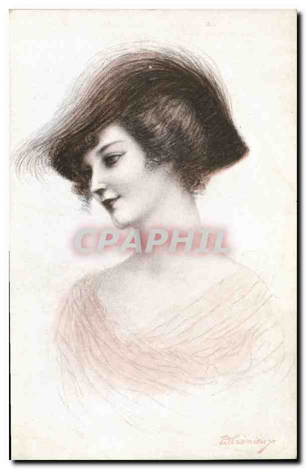 CPA Fantaisie Illustrateur Femme