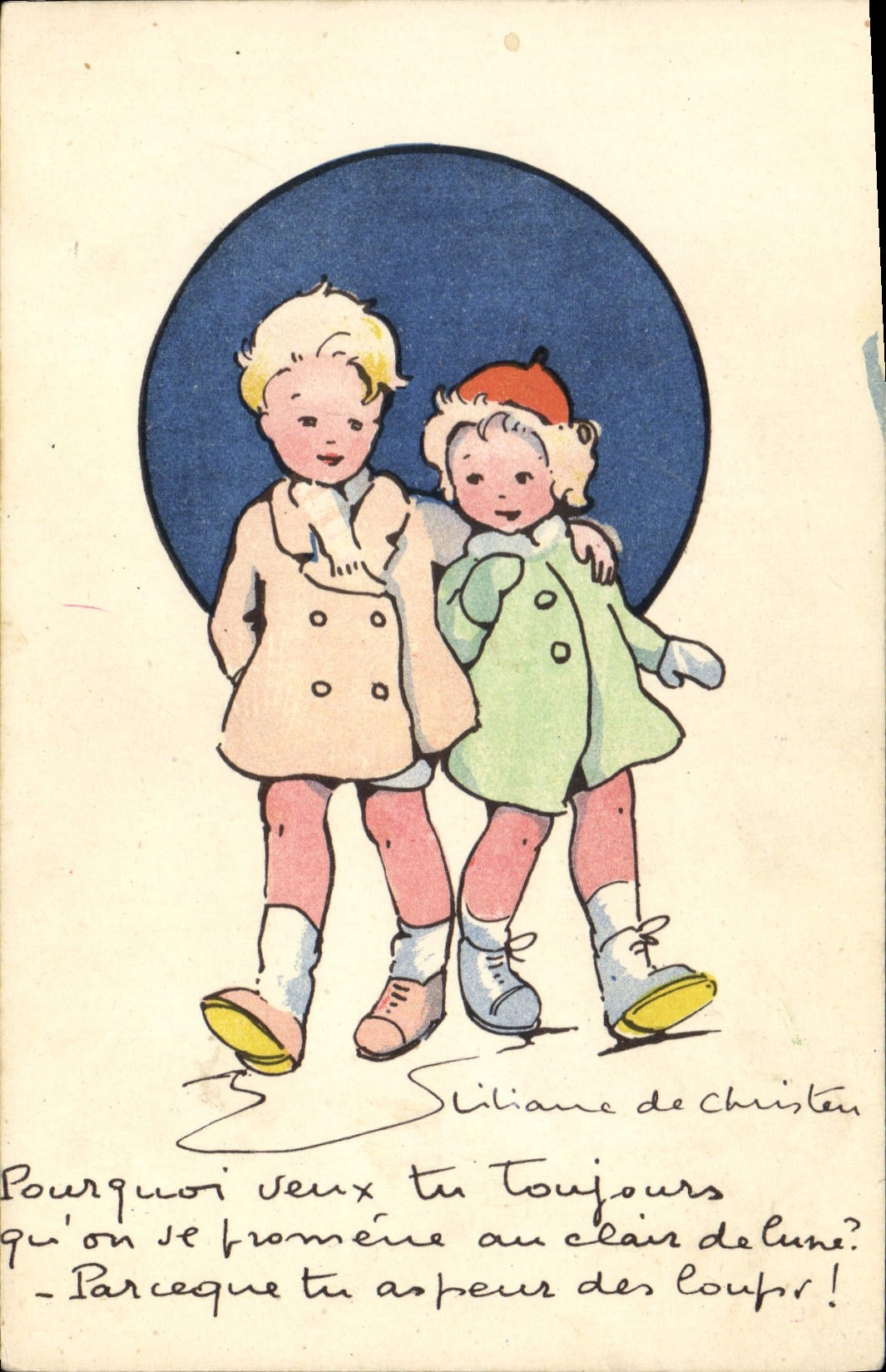 CPA Fantaisie Illustrateur Enfants 