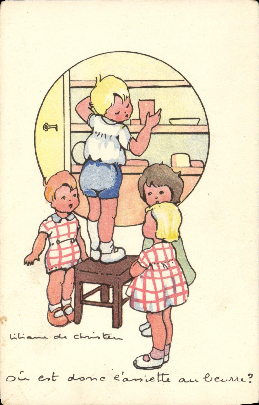 CPA Fantaisie Illustrateur Enfants 