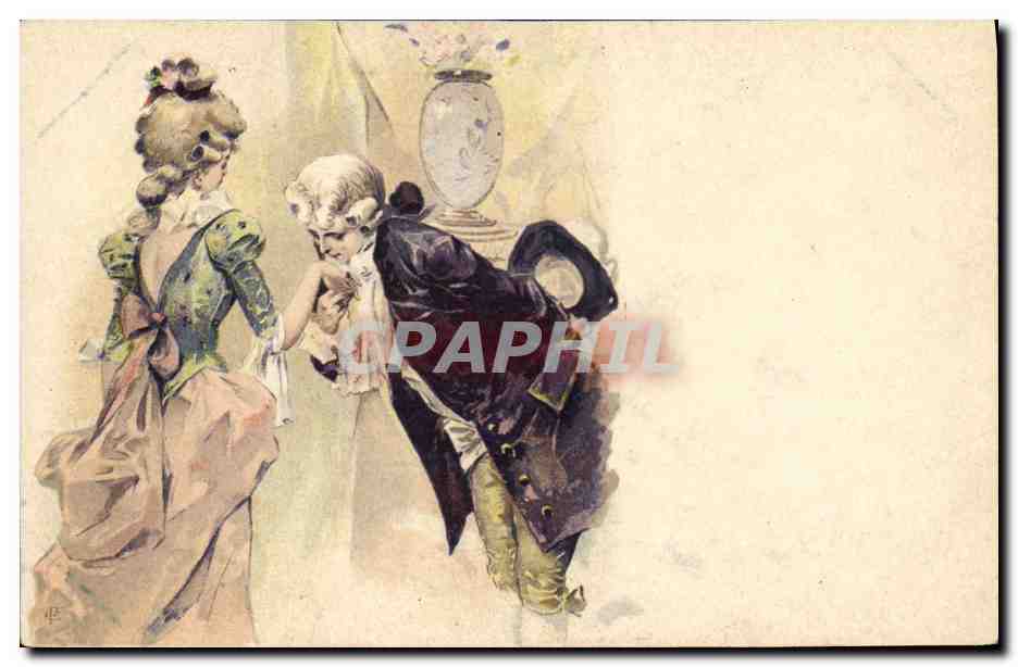 CPA Fantaisie Illustrateur Femme 