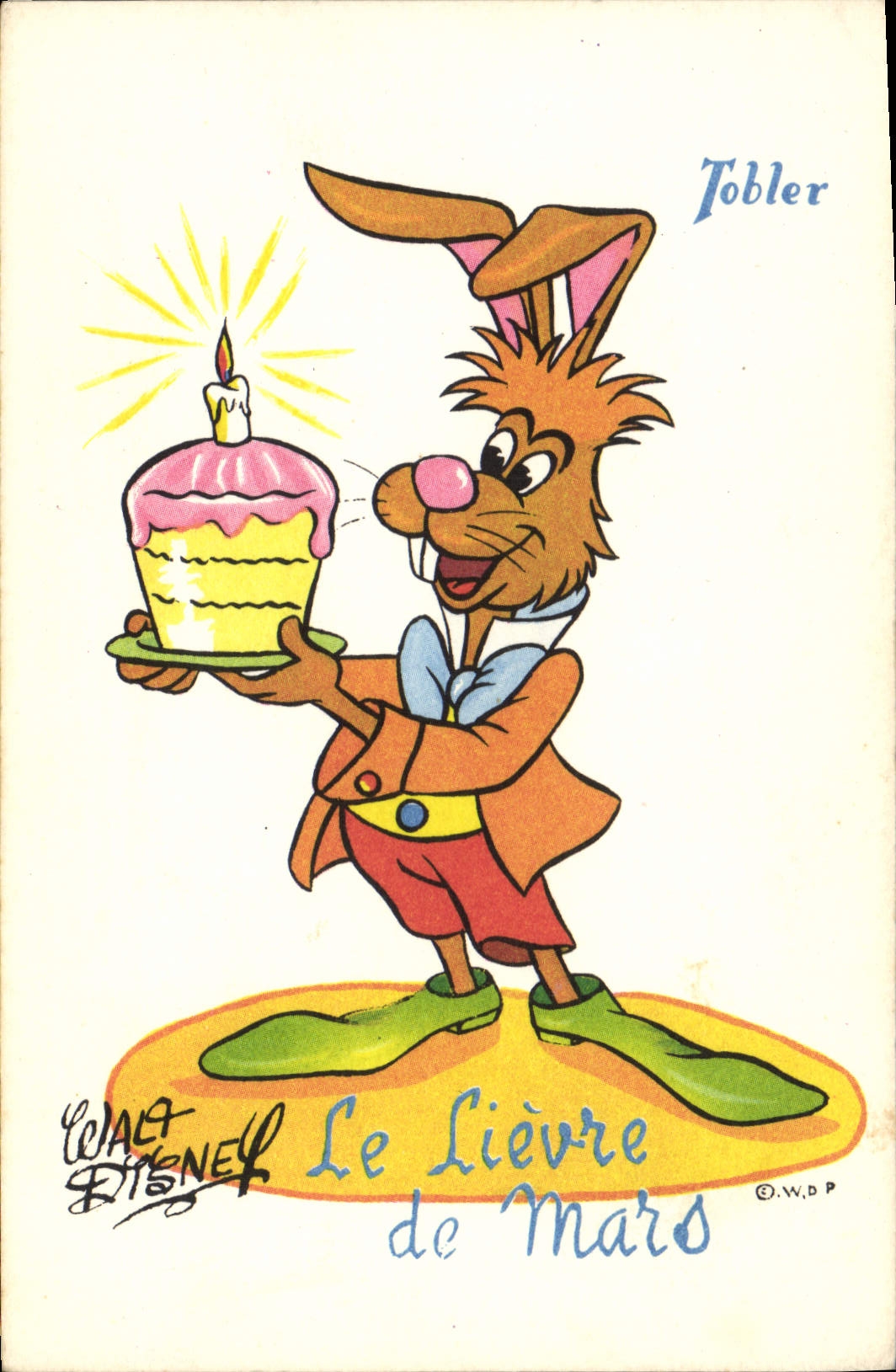 Le Lièvre de Mars — Walt Disney — édition Tobler