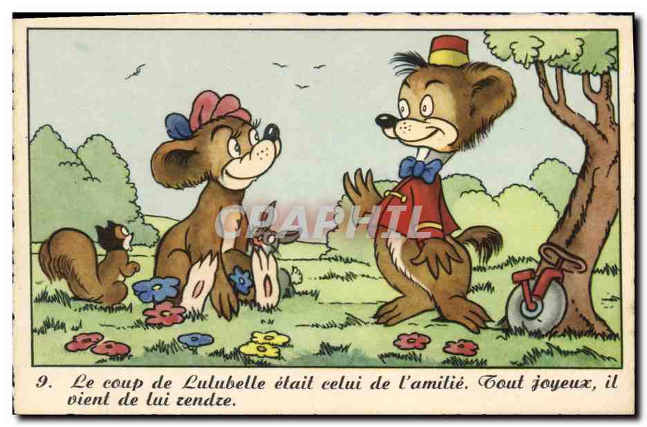 CPA Fantaisie Illustrateur Walt Disney Le coup de Lulubelle 