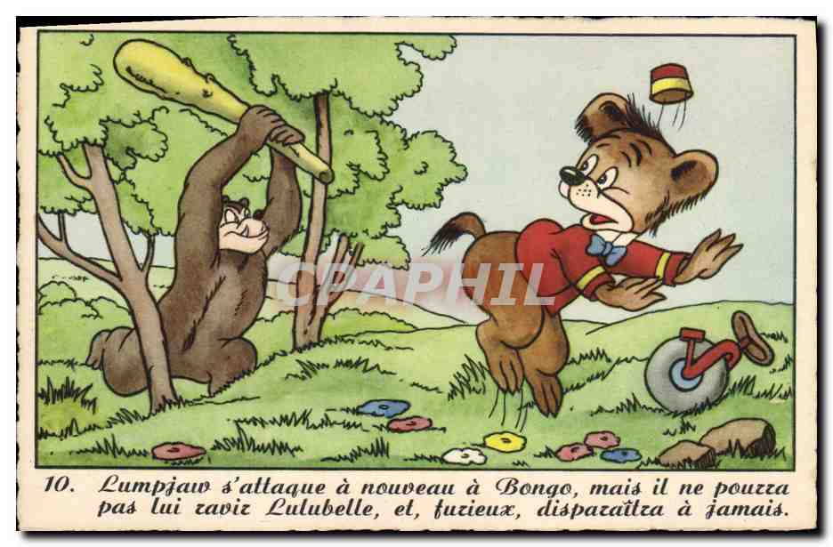 CPA Fantaisie Illustrateur Walt Disney Lumpjaw 