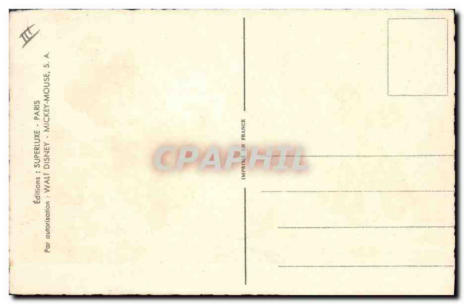 CPA Fantaisie Illustrateur Walt Disney Lumpjaw  — Verso