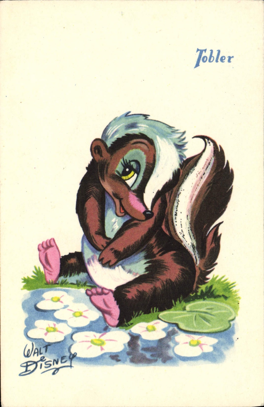 CPA Fantaisie Illustrateur Walt Disney Tobler 