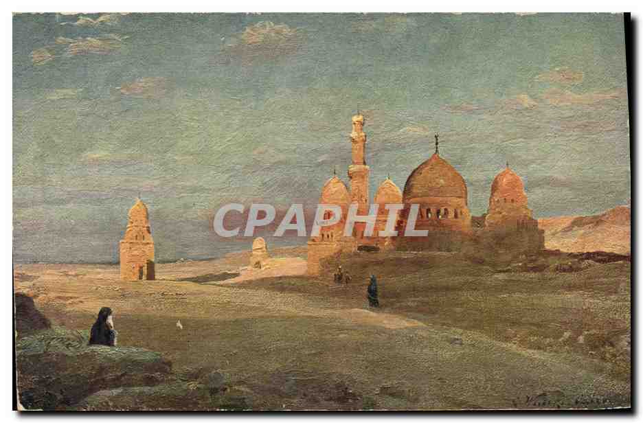 CPA Fantaisie Orientalisme Les tombeaux des califes 