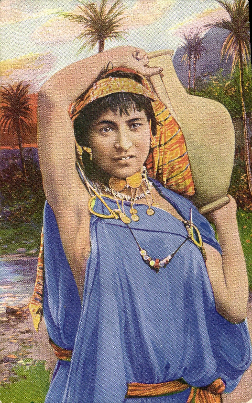 CPA Fantaisie Orientalisme Jeune bedouine 