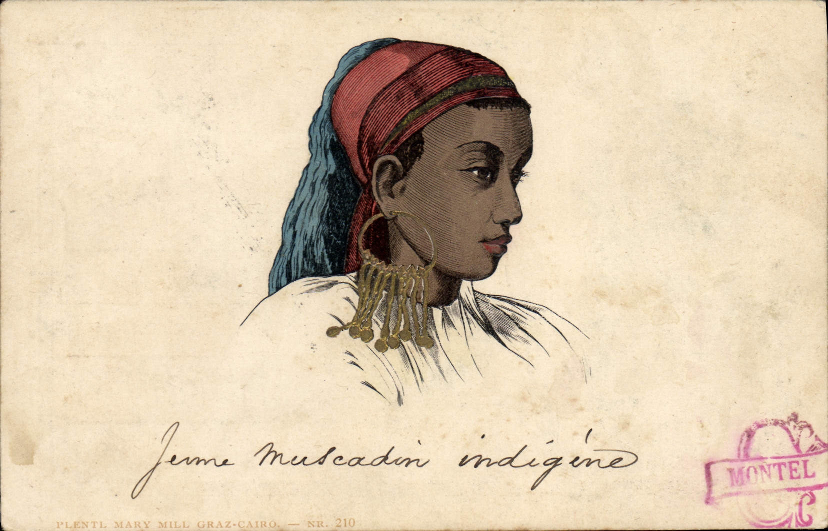 CPA Fantaisie Orientalisme Jeune muscadin indigene
