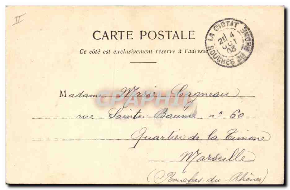 CPA Fantaisie Enfant Le droit de passage — Rückseite
