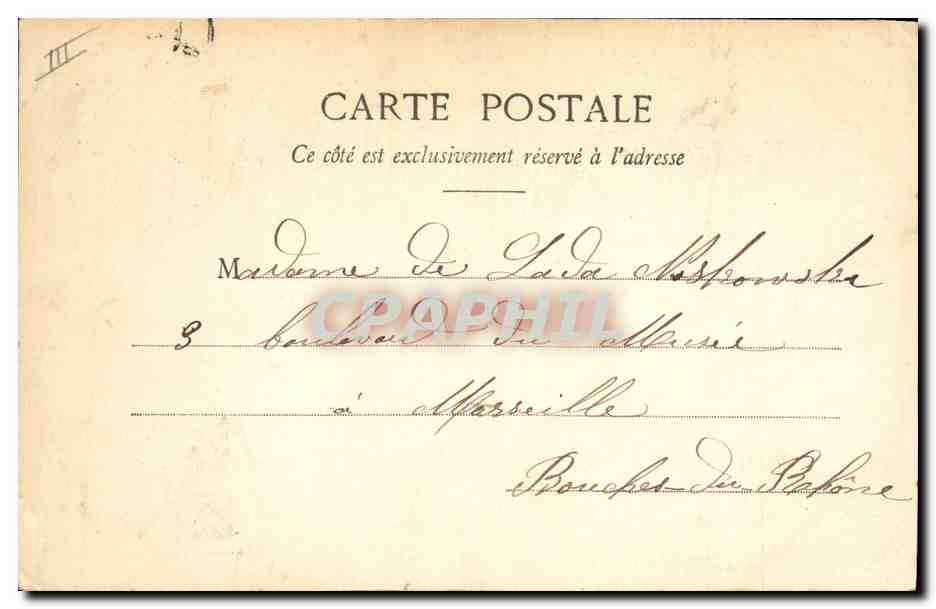 Femme en costume de scène — série 'Doux Message' — éditée par Nettetienne & Delaunay (n°5) — Achterkant