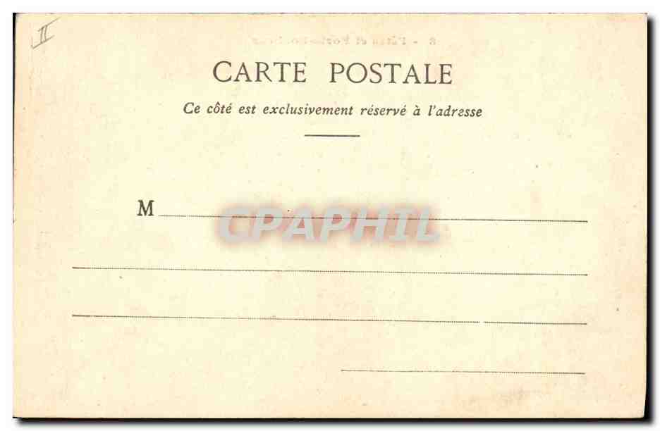 CPA Fantaisie Homme Fetes et porte bonheur  — Verso