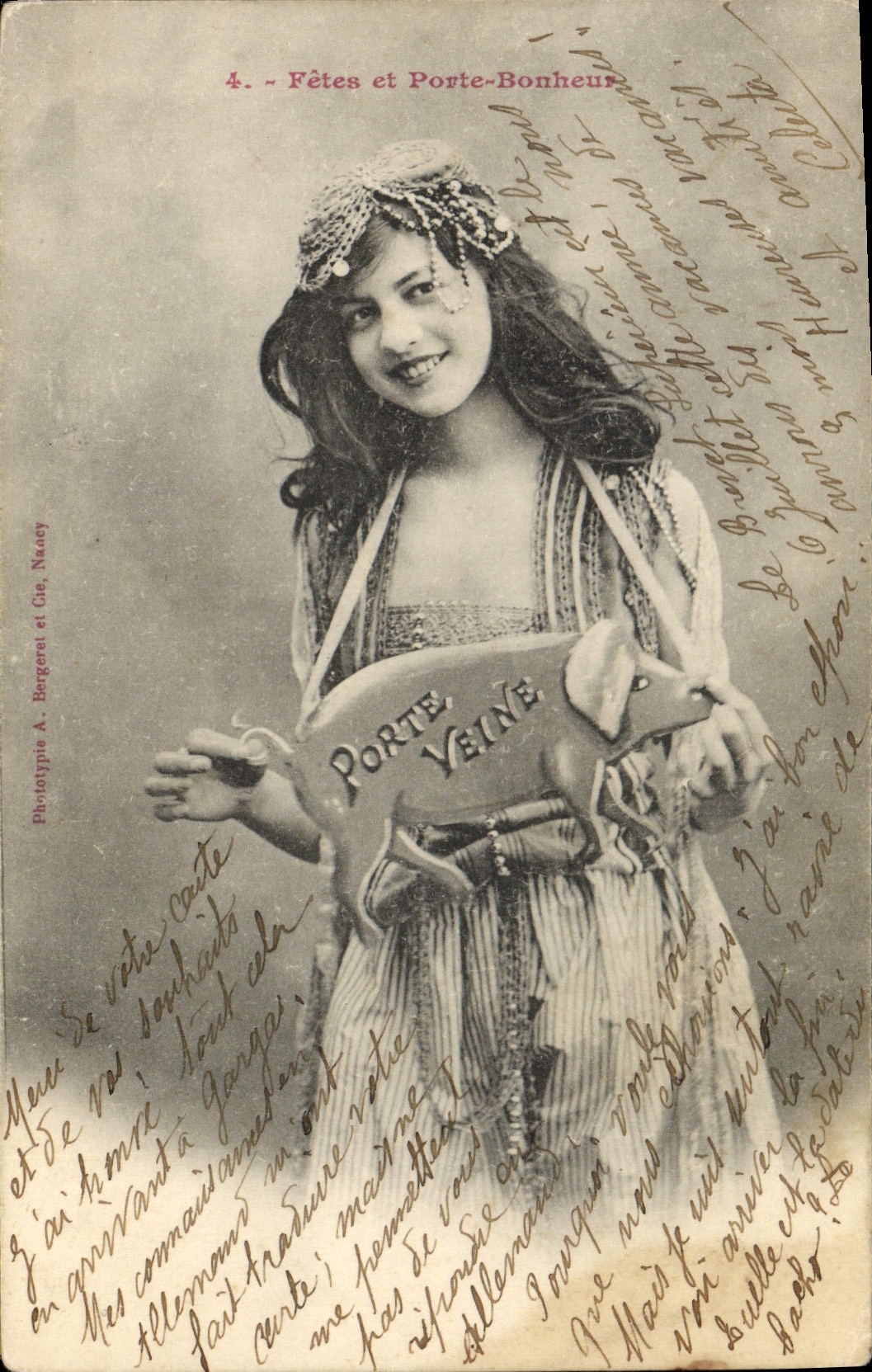 Feste und Glückssymbol — Phototype A. Bergeret et Cie, Nacoy