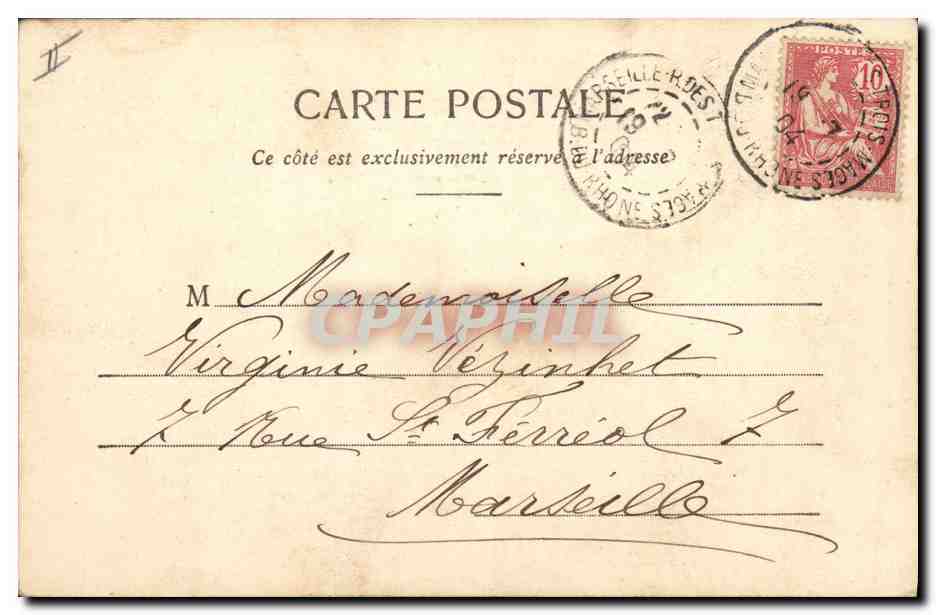CPA Fantaisie Enfants La premier pipe Tabac  — Rückseite