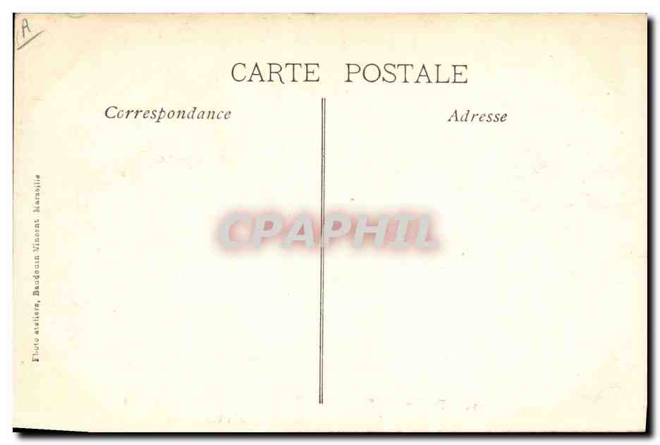 Toulon — Funérailles Nationales des Victimes du Téna — Aspect de la Place d'Armes pendant l'Absoute — Verso