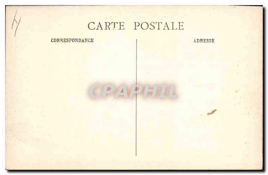 CPA Mort Caveau de St Michel Bordeaux Le portefaix  — Verso